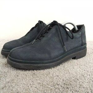 Rieker Antistress Womens Size 38 EU Comfort Shoes Black Leather Lace Up